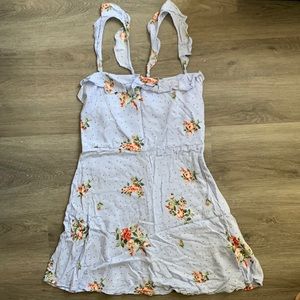 Blue floral sundress